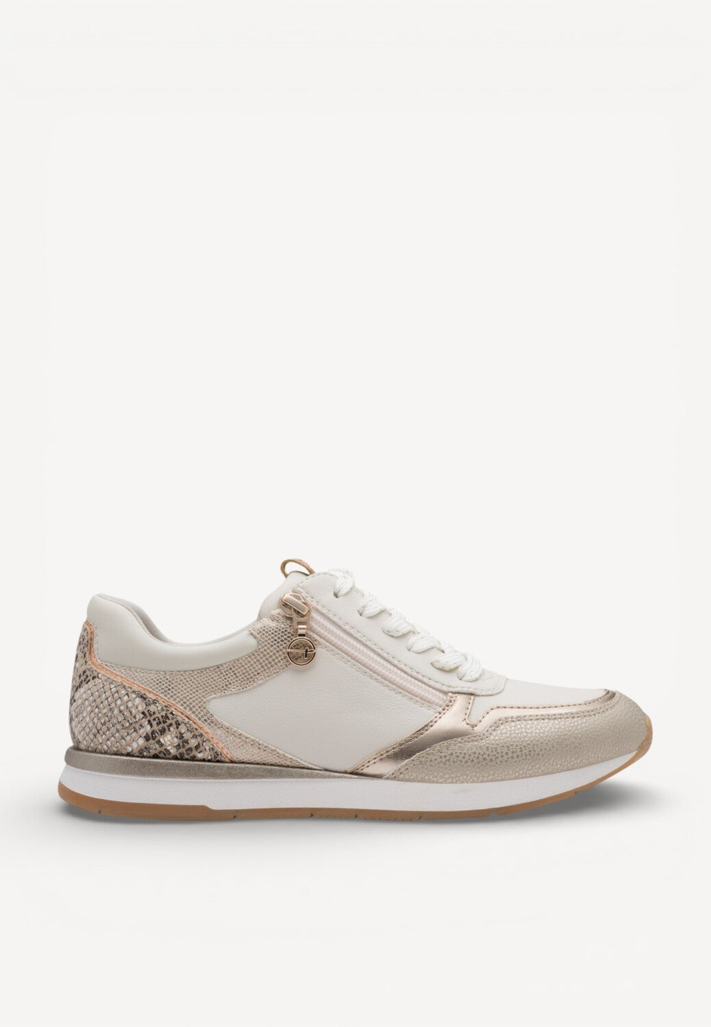 DAMES SPORTIEVE VETERSCHO-Beige leer