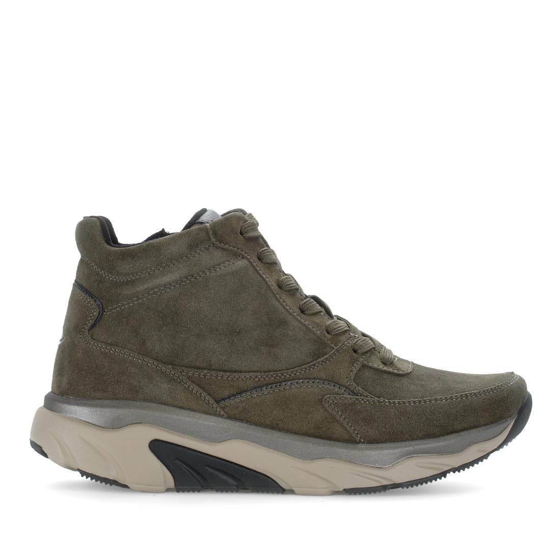 DAMES SPORTIEVE VETERSCHO-Groen suède/nubuck