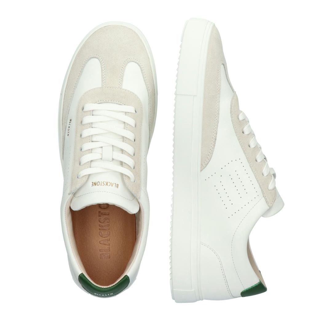 Heren veterschoenen-Wit combi kleur