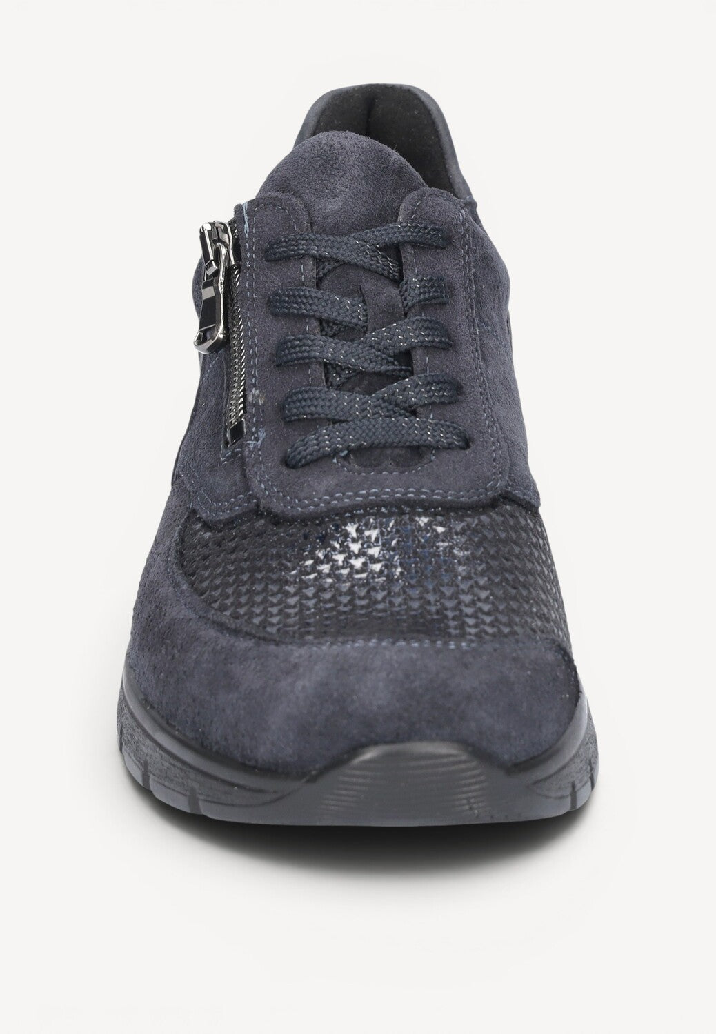 DAMES SPORTIEVE VETERSCHO-Blauw suède/nubuck