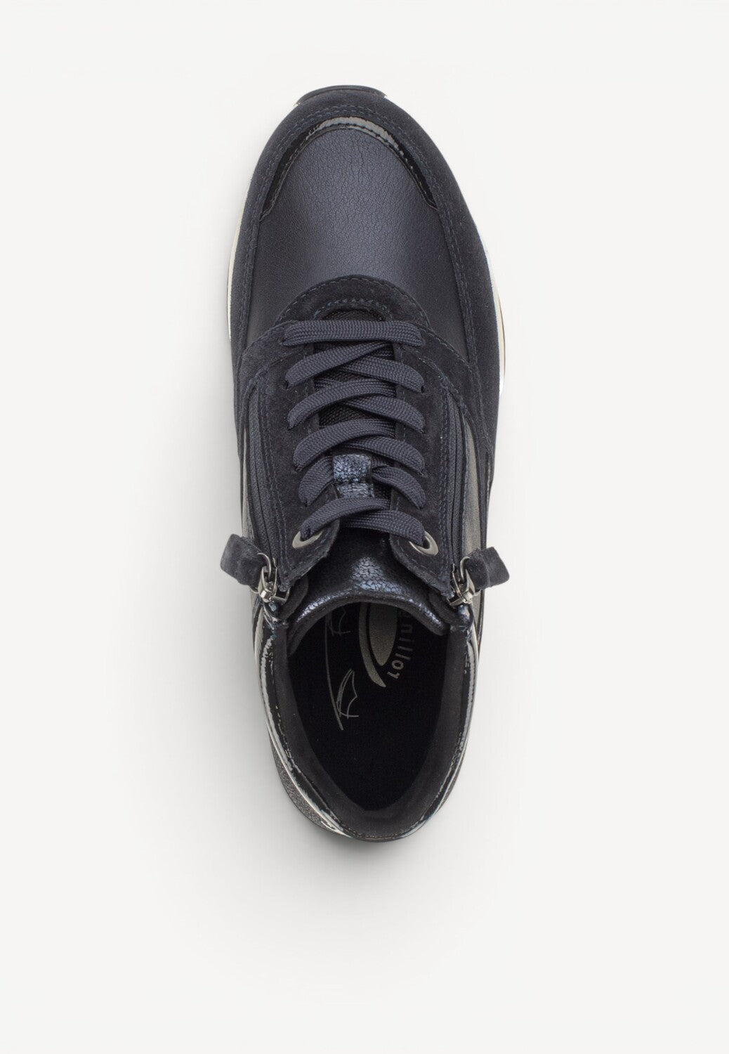 DAMES SPORTIEVE VETERSCHO-Blauw suède/nubuck