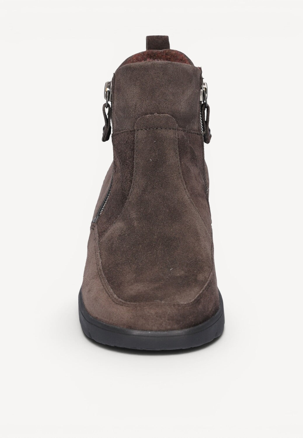 DAMES BOOTS+KORT LAARS-Bruin suède