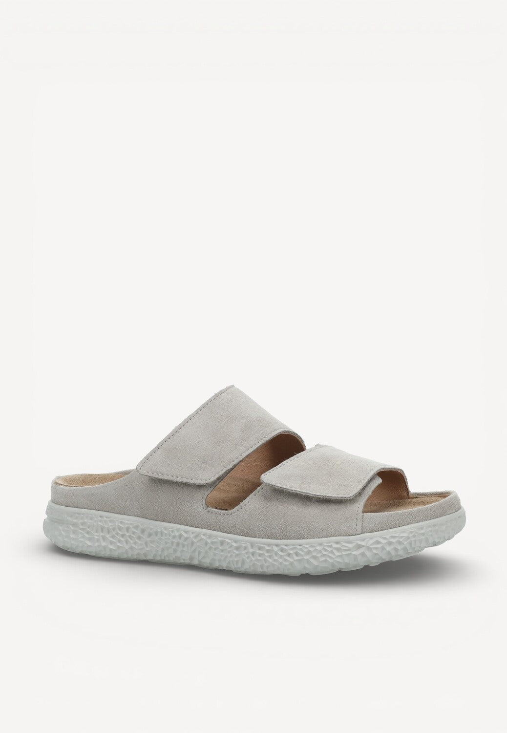 DAMES OPEN SCHOENEN-Beige suède/nubuck