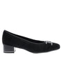 BALLERINAS + PUMPS-Zwart suède