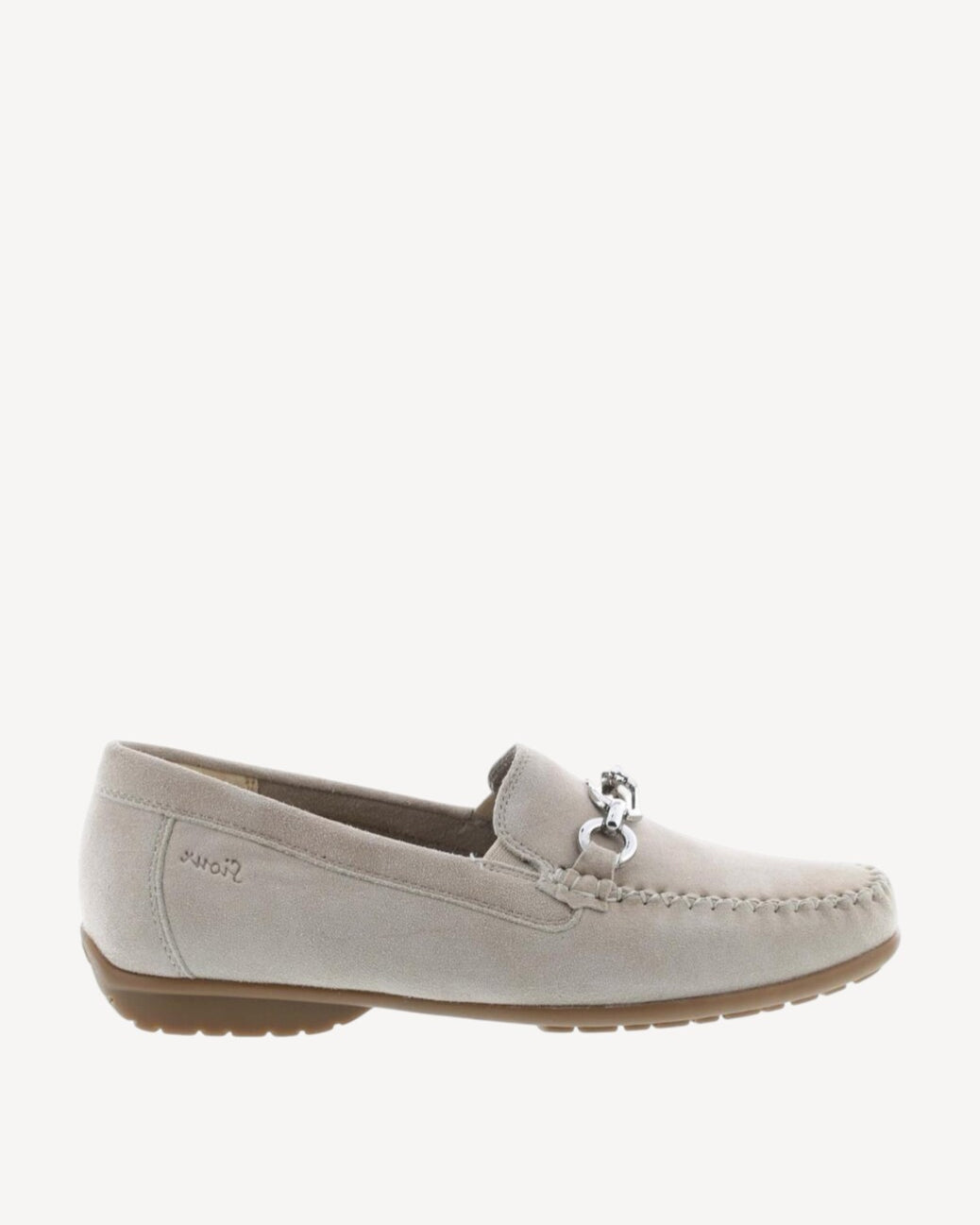 DAMES INSTAPSCHOENEN-Beige suède/nubuck