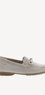 DAMES INSTAPSCHOENEN-Beige suède/nubuck