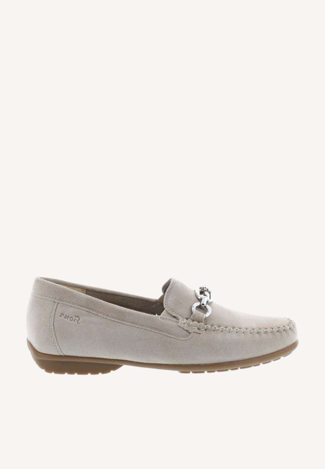 DAMES INSTAPSCHOENEN-Beige suède/nubuck