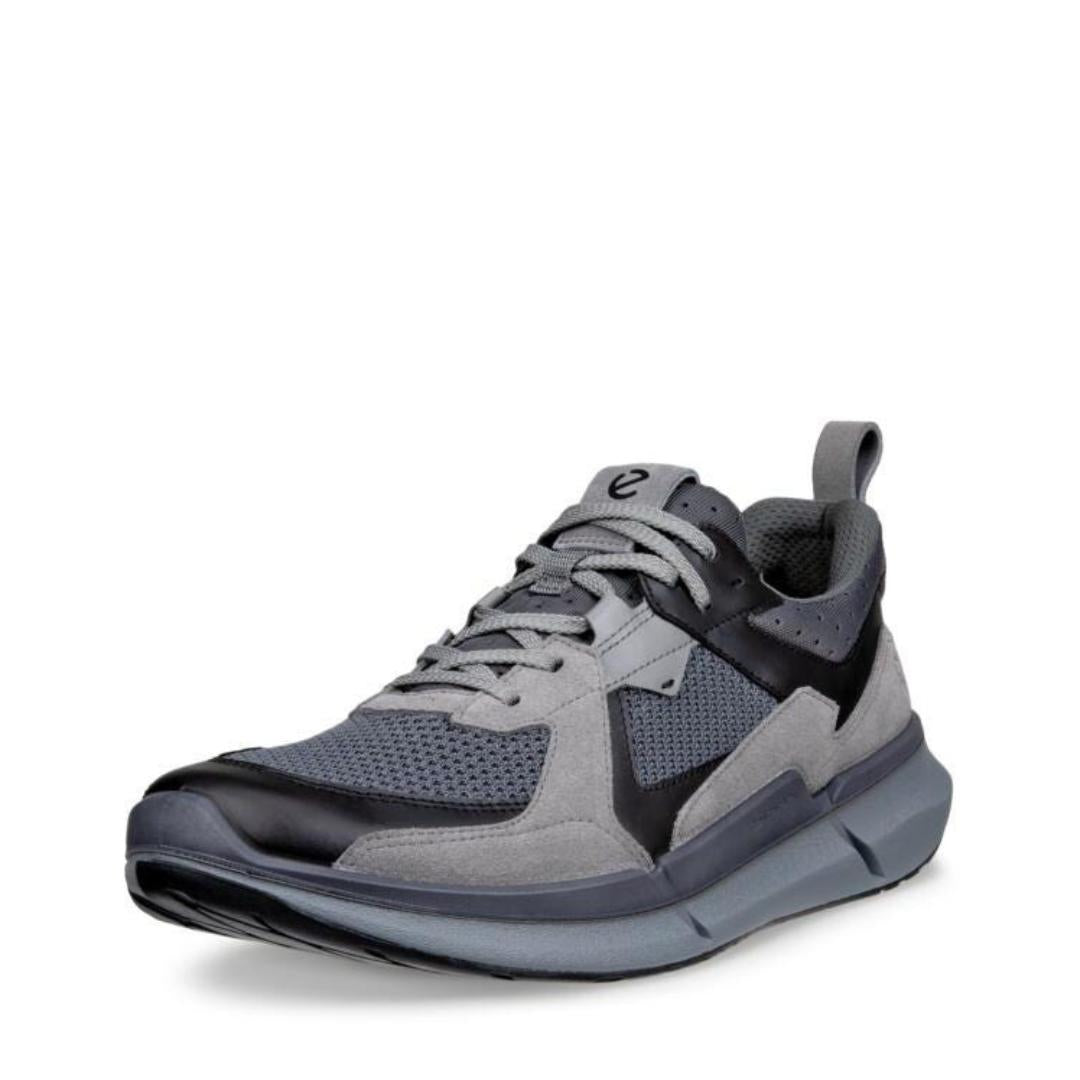 Heren veterschoenen-Grijs combi kleur