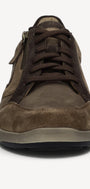 Heren veterschoenen-Bruin combi kleur