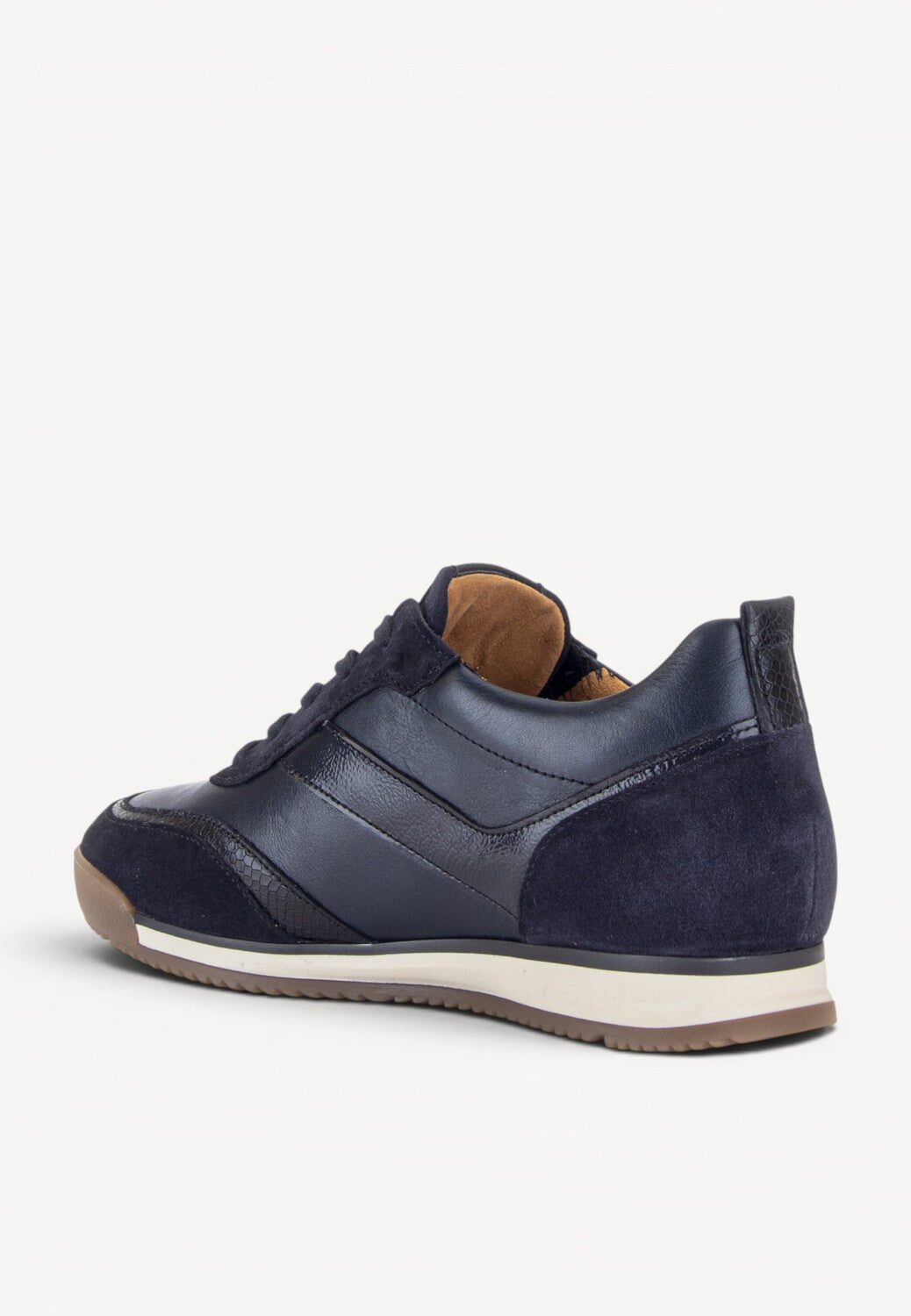DAMES SPORTIEVE VETERSCHO-Blauw suède/nubuck
