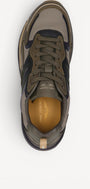 Heren veterschoenen-Bruin combi kleur