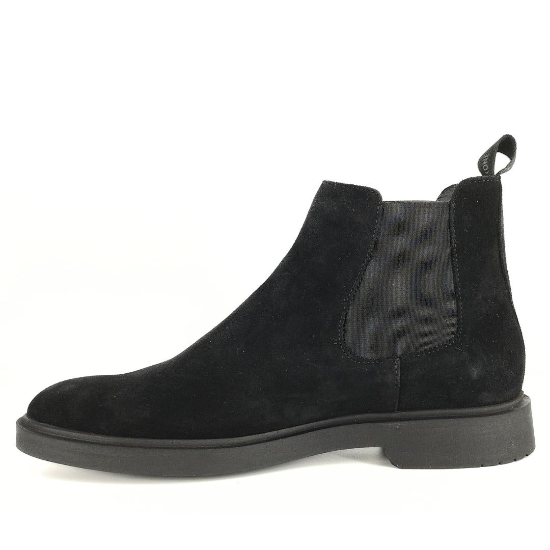 Heren boots-Zwart suède