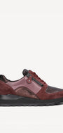 DAMES SPORTIEVE VETERSCHO-Rood suède/nubuck