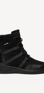 DAMES BOOTS+KORT LAARS-Zwart suède