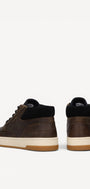 Heren boots-Bruin leer