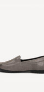 DAMES INSTAPSCHOENEN-Beige leer