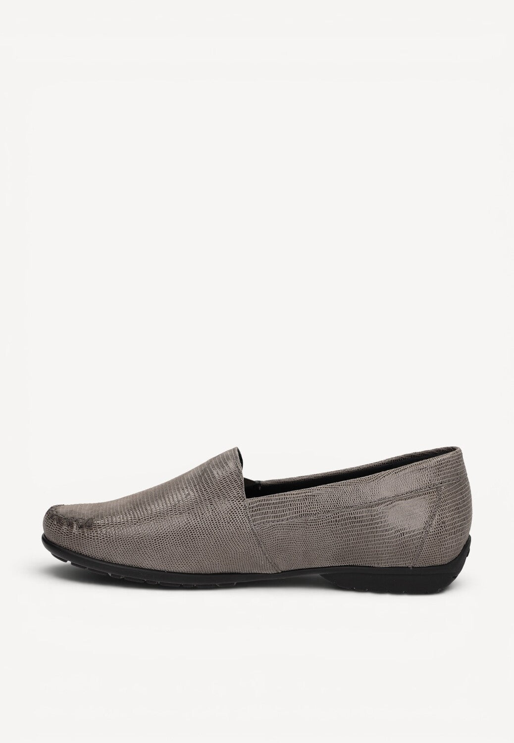 DAMES INSTAPSCHOENEN-Beige leer