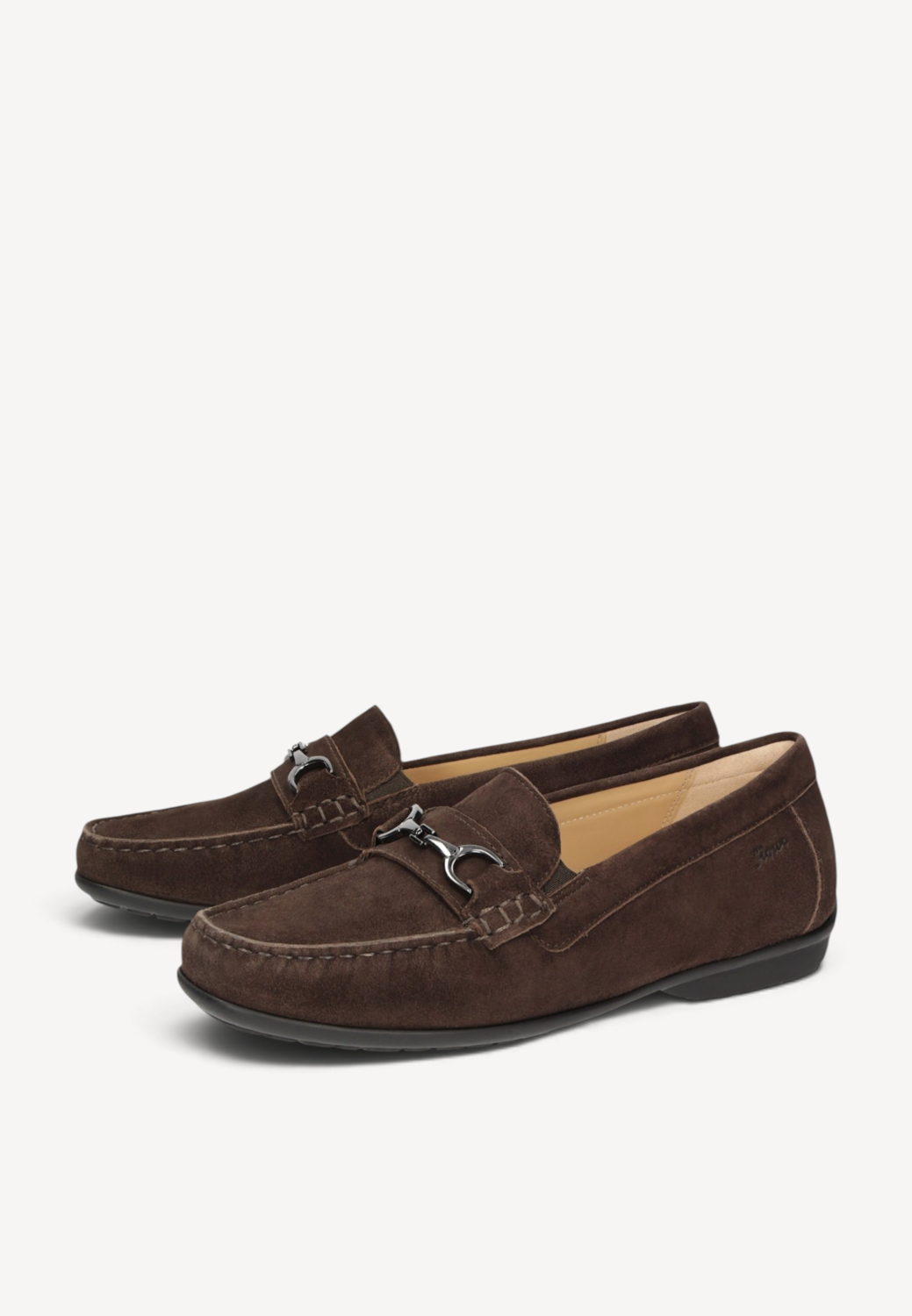DAMES INSTAPSCHOENEN-Bruin suède
