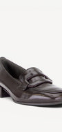 DAMES INSTAPSCHOENEN-Bruin lak