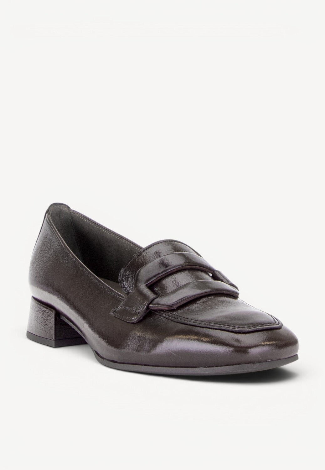 DAMES INSTAPSCHOENEN-Bruin lak