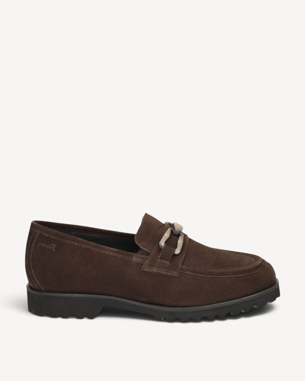 DAMES INSTAPSCHOENEN-Bruin suède