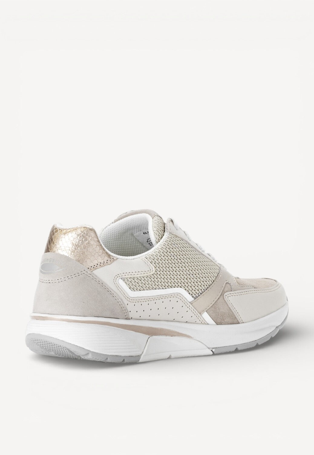 DAMES SPORTIEVE VETERSCHO-Beige leer