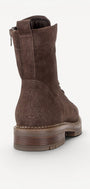 DAMES BOOTS+KORT LAARS-Bruin suède