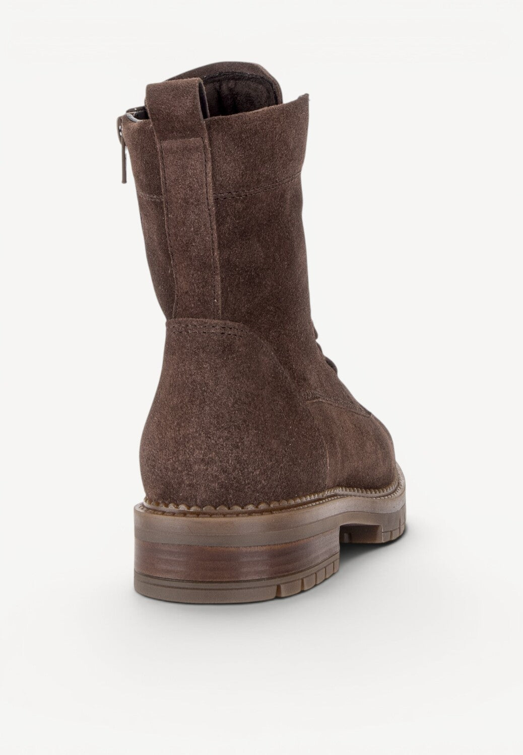 DAMES BOOTS+KORT LAARS-Bruin suède