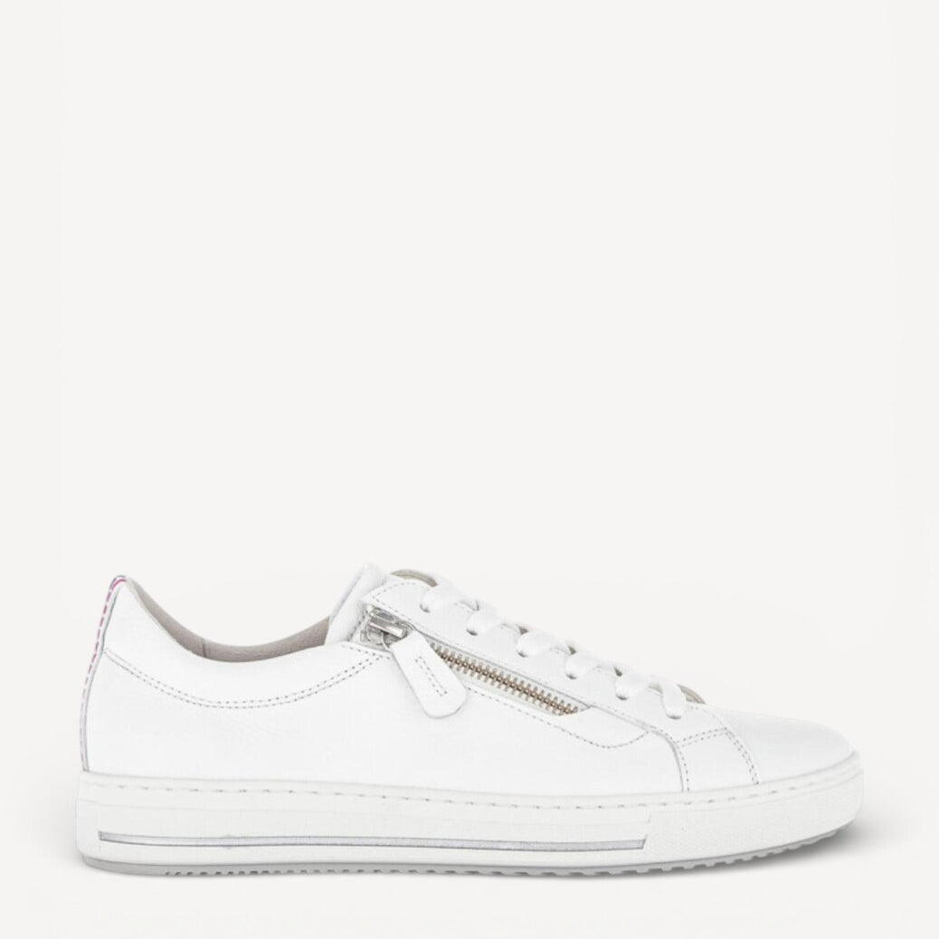 DAMES SPORTIEVE VETERSCHO-Wit leer