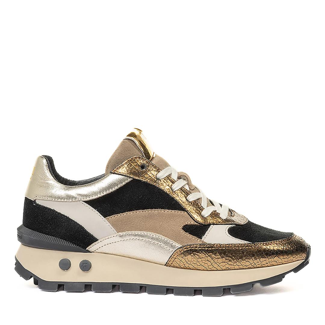 DAMES SPORTIEVE VETERSCHO-Goud combi kleur