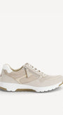 DAMES SPORTIEVE VETERSCHO-Beige suède/nubuck