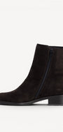 DAMES BOOTS+KORT LAARS-Zwart suède
