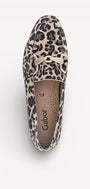 DAMES INSTAPSCHOENEN-Bruin combi kleur