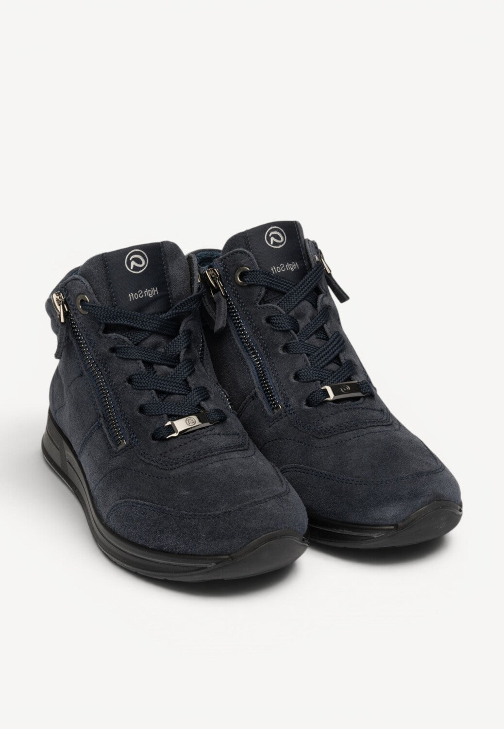 DAMES SPORTIEVE VETERSCHO-Blauw suède/nubuck