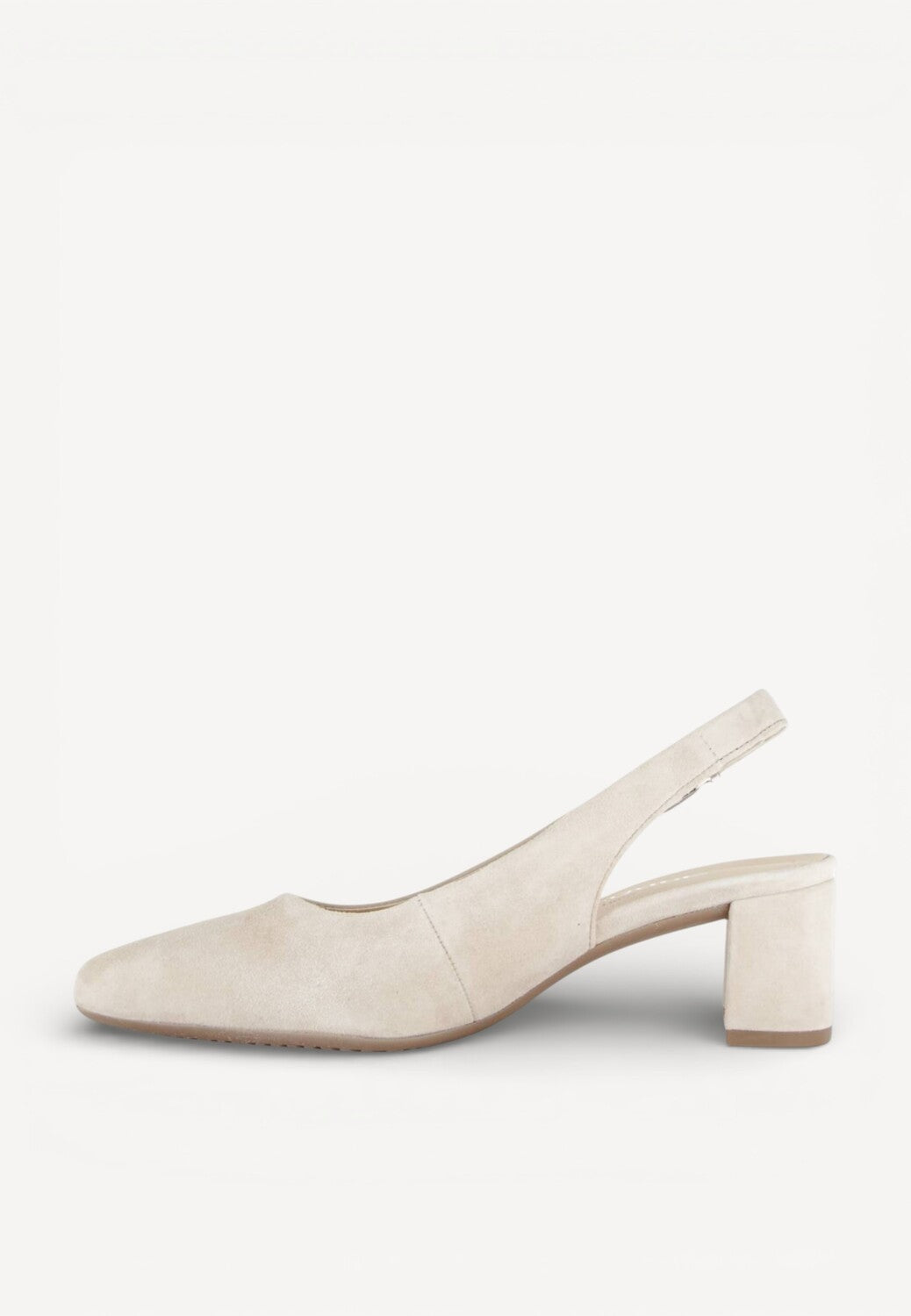 MUIL +SLINGBACK-Beige suède/nubuck