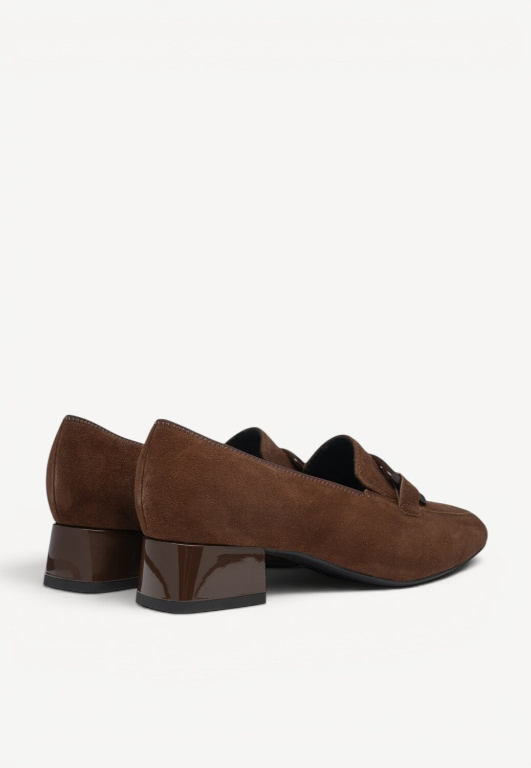 BALLERINAS + PUMPS-Bruin suède