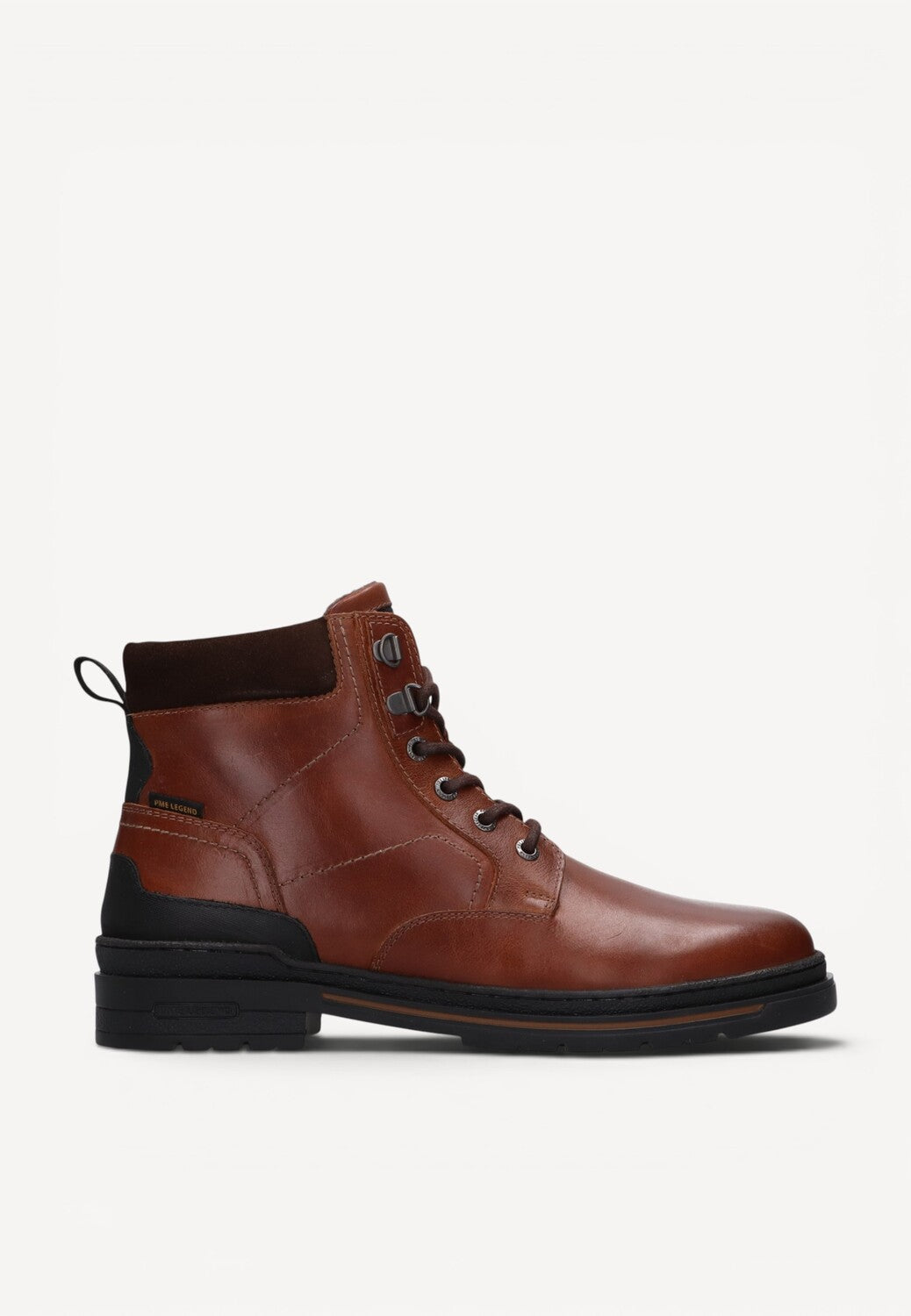 Heren boots-Bruin leer