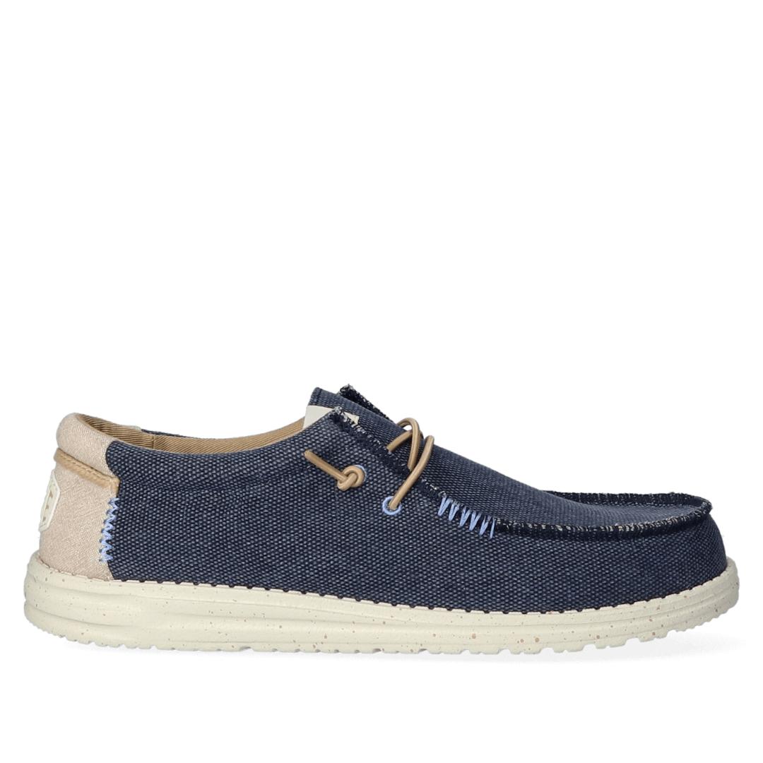 Heren linnen schoenen-Blauw diversen