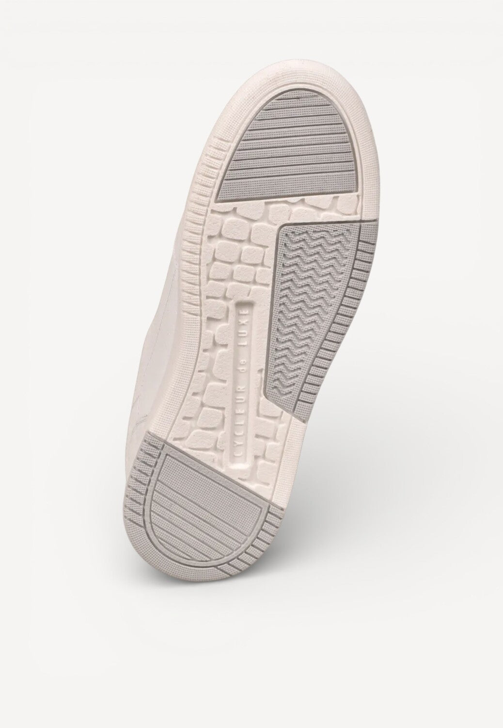 Heren veterschoenen-Wit leer