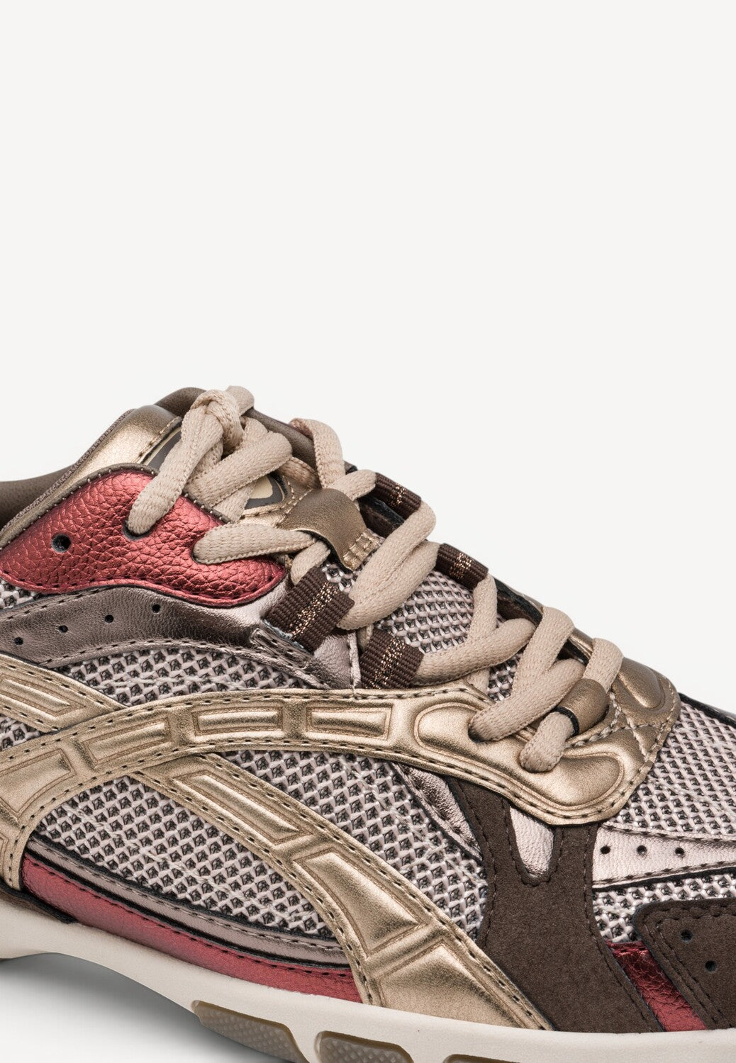 DAMES SPORTIEVE VETERSCHO-Brons combi kleur