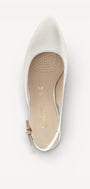 MUIL +SLINGBACK-Goud leer