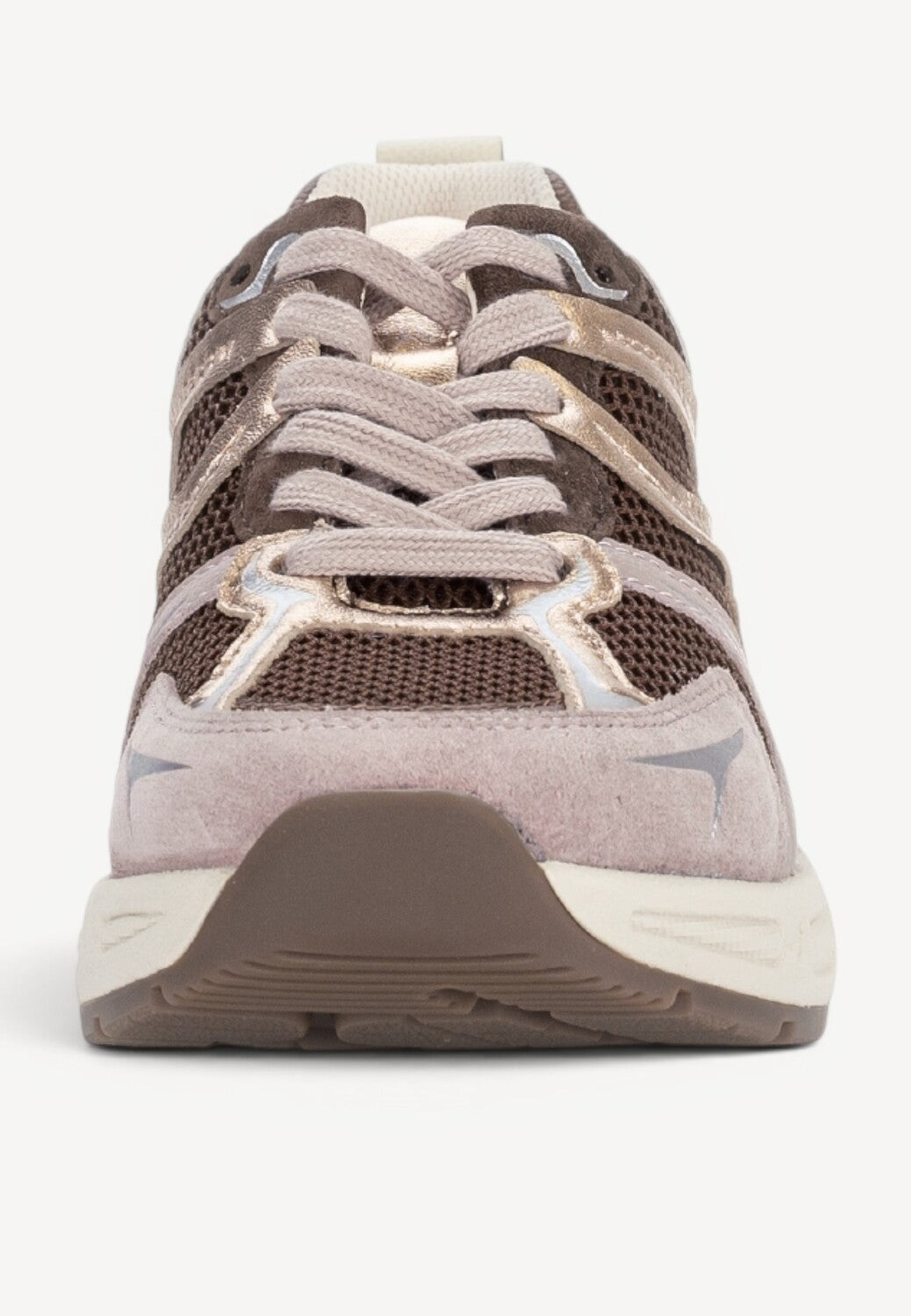 DAMES SPORTIEVE VETERSCHO-Beige combi kleur