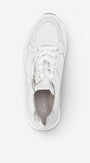 DAMES SPORTIEVE VETERSCHO-Wit leer