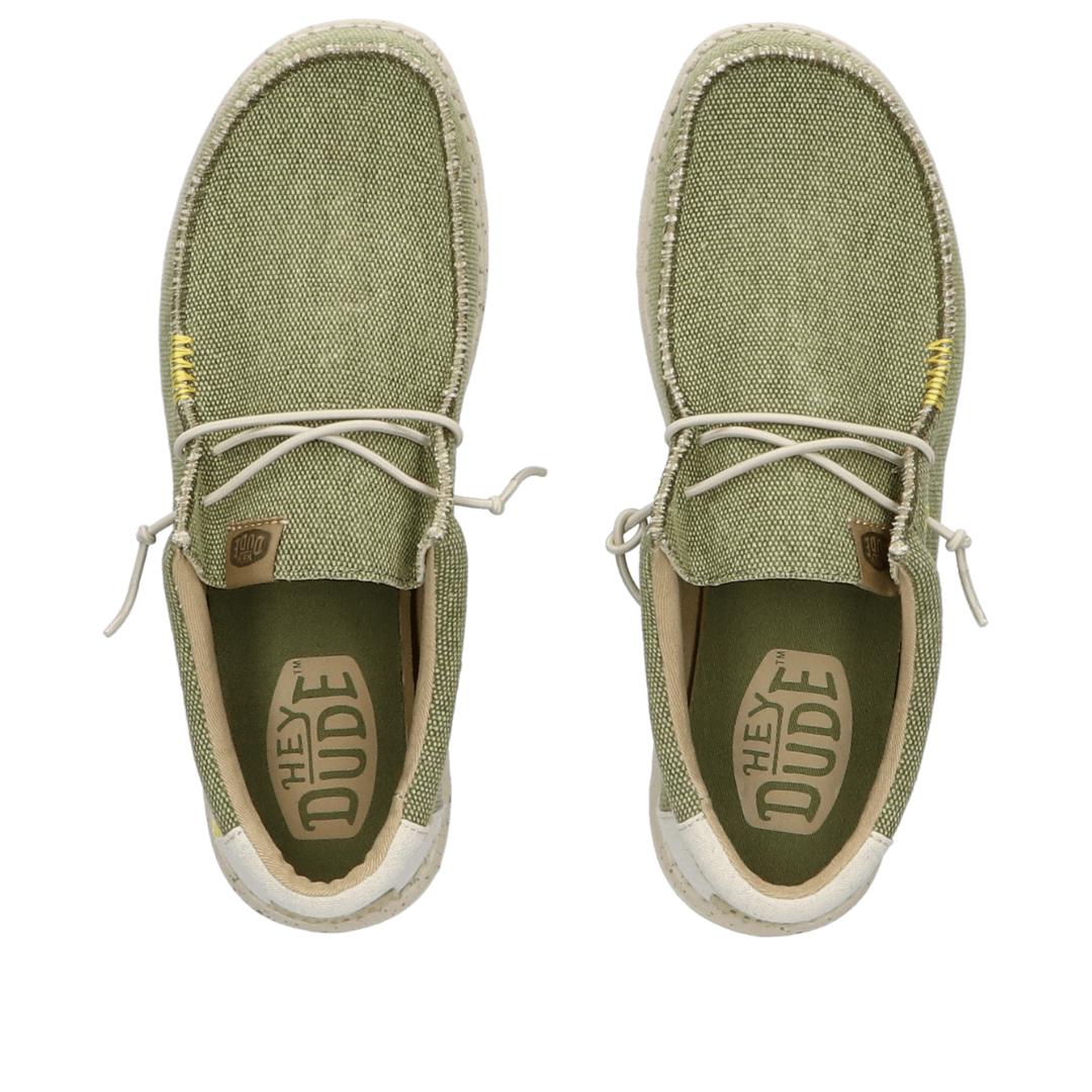 Heren linnen schoenen-Groen diversen