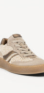 DAMES SPORTIEVE VETERSCHO-Beige suède/nubuck