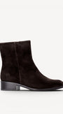 DAMES BOOTS+KORT LAARS-Bruin suède