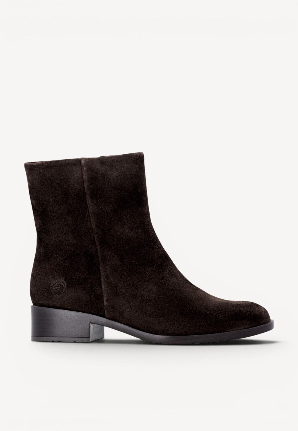 DAMES BOOTS+KORT LAARS-Zwart suède