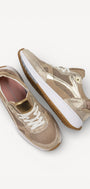 DAMES SPORTIEVE VETERSCHO-Beige combi kleur