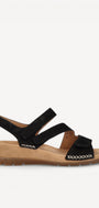 DAMES OPEN SCHOENEN-Zwart suède
