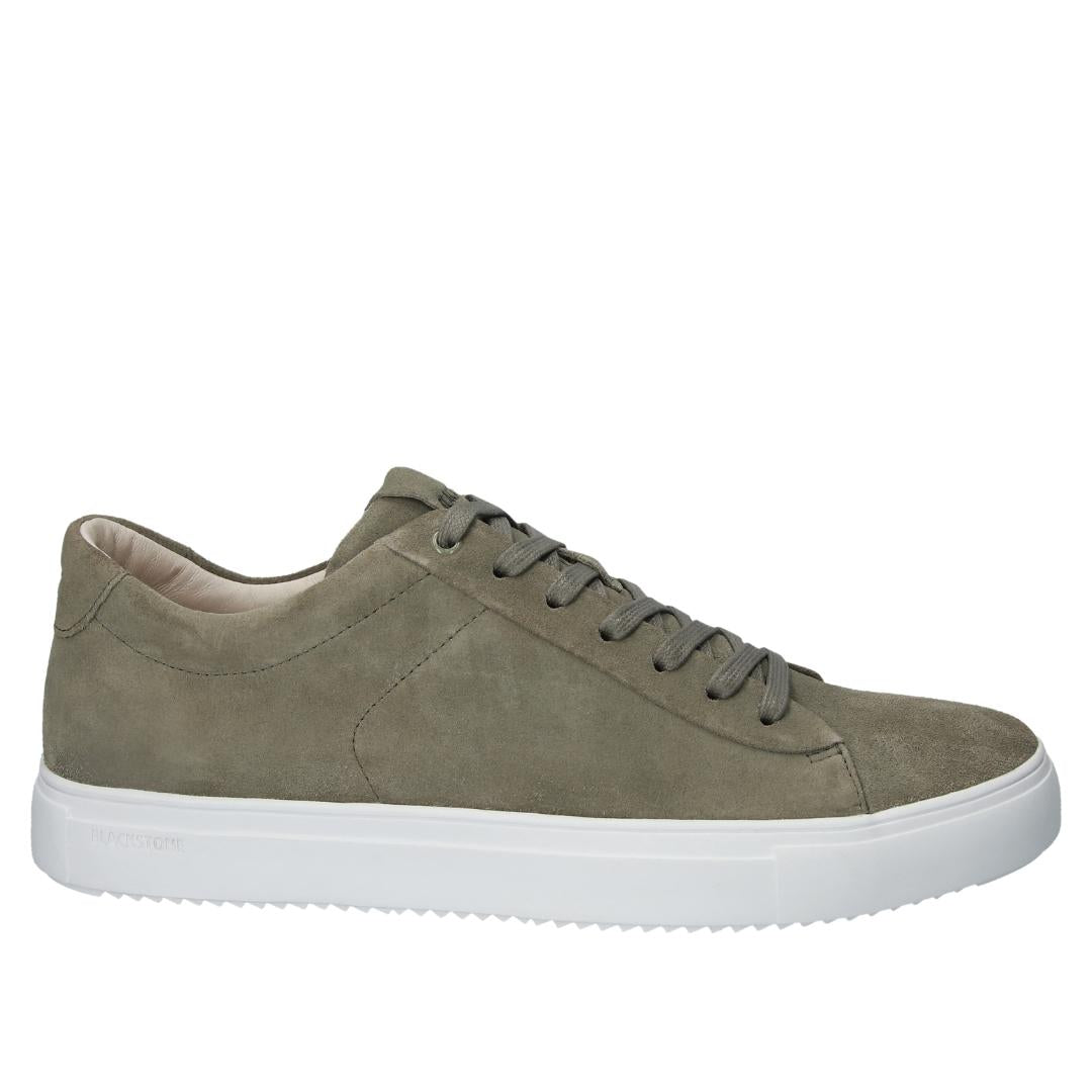 Heren veterschoenen-Groen suède/nubuck